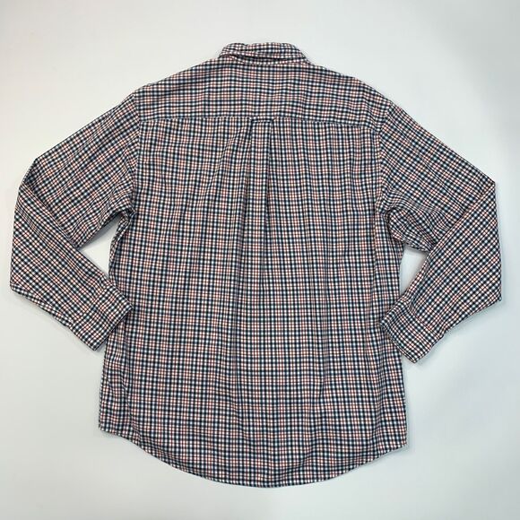 Pendleton Shirt Mens L Large Blue Red Plaid Bridgeport Button Down Long Sleeve - Picture 7 of 10